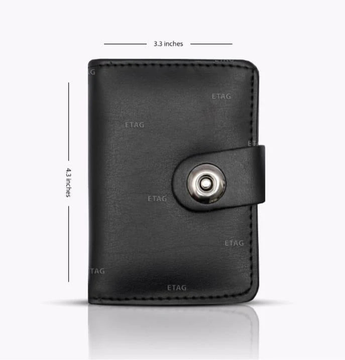 Mini Wallet Plus Card Holder With Magnetic Button