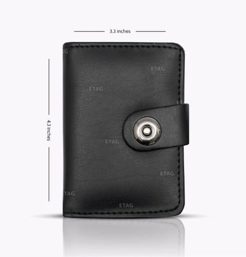 Mini Wallet Plus Card Holder With Magnetic Button